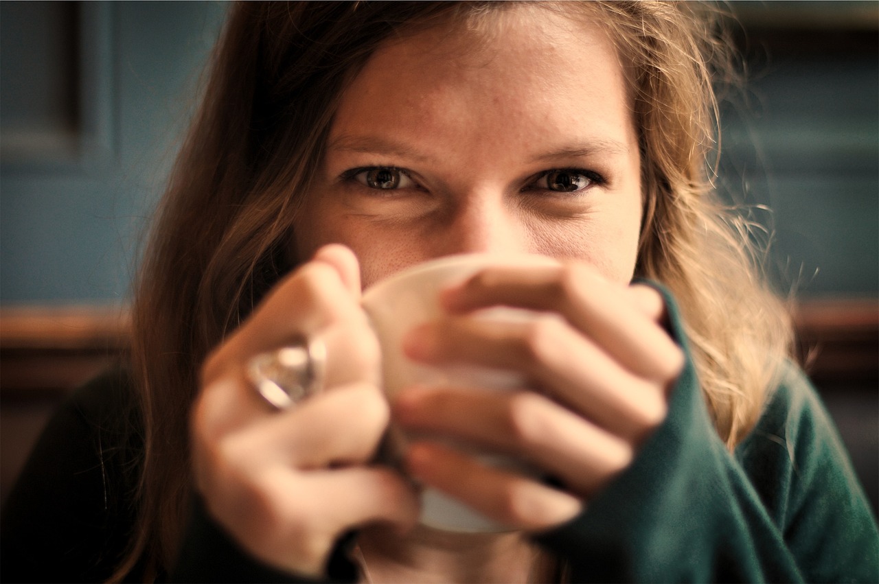 Woman with Cup of tea